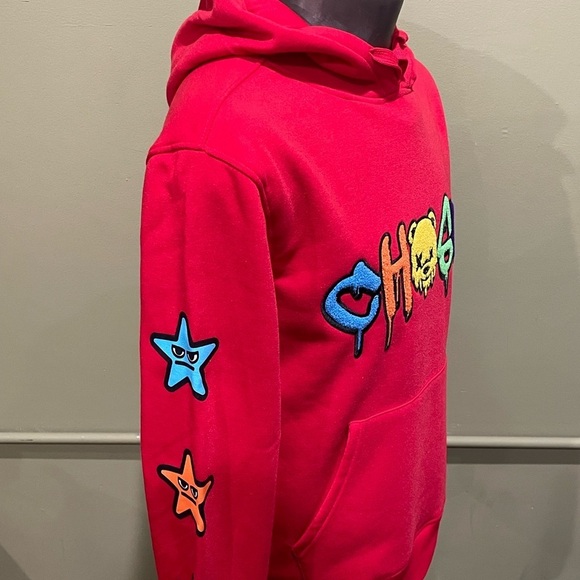 Bleecker&Mercer hoody sweater pullover red side pockets - Picture 5 of 5